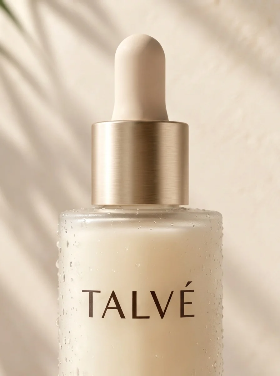סרום TALVÉ, תקריב האריזה