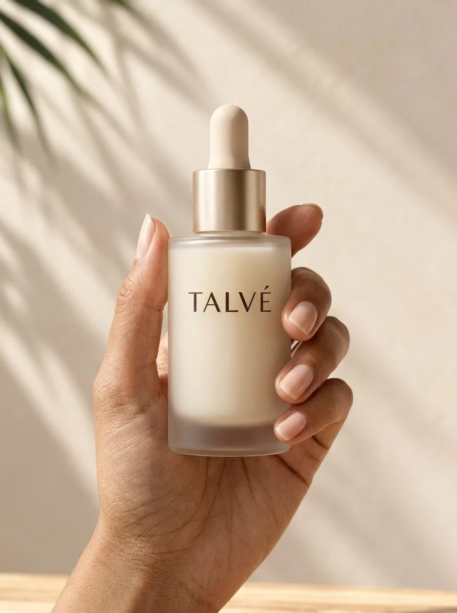 בקבוק TALVÉ ביד, באור טבעי